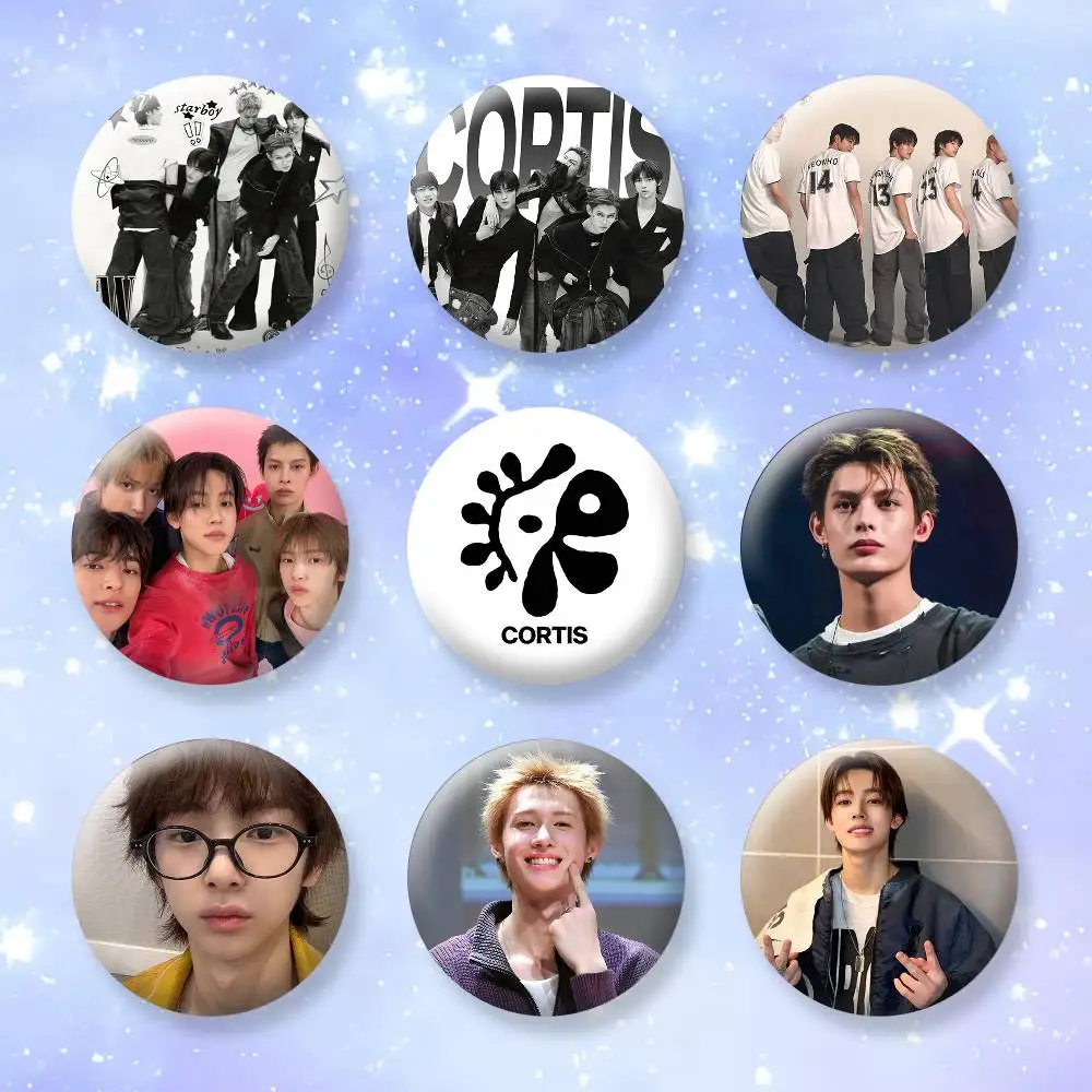 

K-pop CORTIS Brooches Cartoon Badge Pins Backpack Hat Accessories Friend Gift