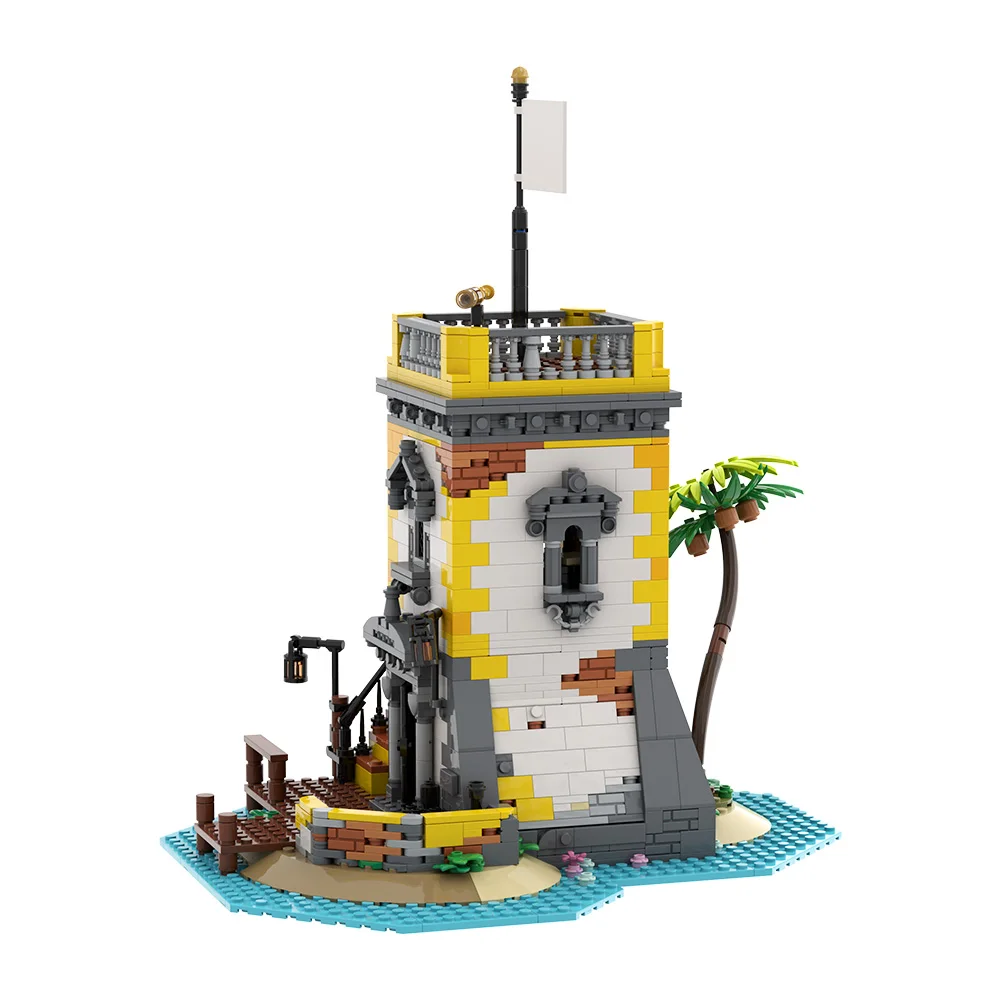 Moc sabre ilha anno domini 2021 blocos de construção modelo sabre ilha anno domini tijolos montagem brinquedos crianças diy presentes aniversário