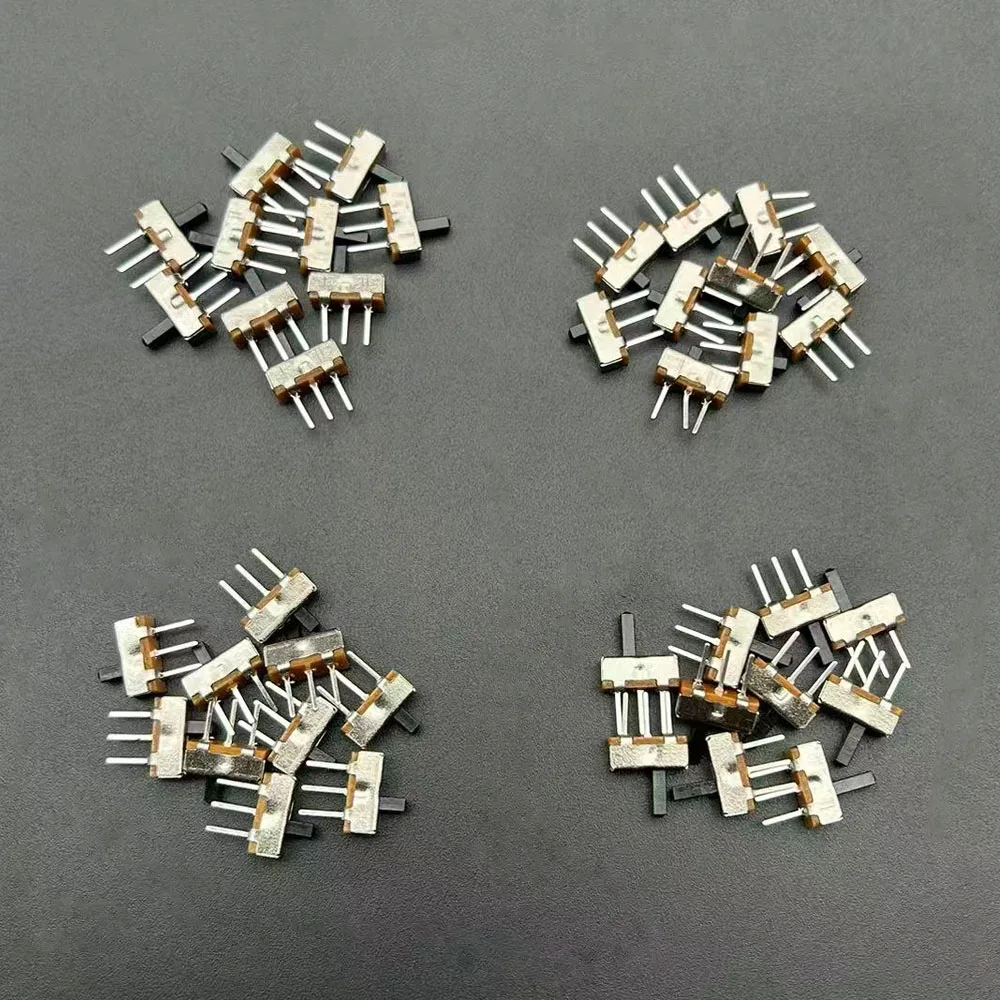 50/100 шт. SS12D00 тумблер ВКЛ-ВЫКЛ Micro 1P2T 2-позиционный DIP-ползунковый переключатель длина ручки 2 мм/3 мм/4 мм/5 мм/6 мм