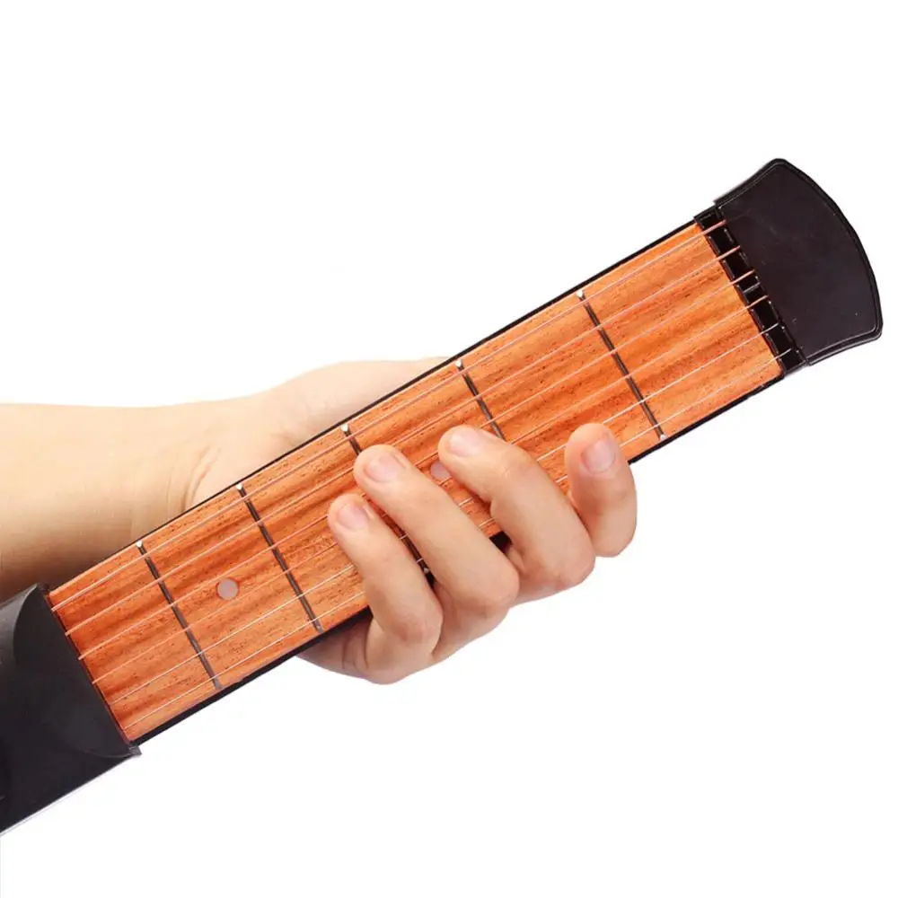 6 Fret Pocket Guitar Beginner Strings Chord Trainer Guitar Finger Trainer Chord Trainer Musical Instrument Practice Tools