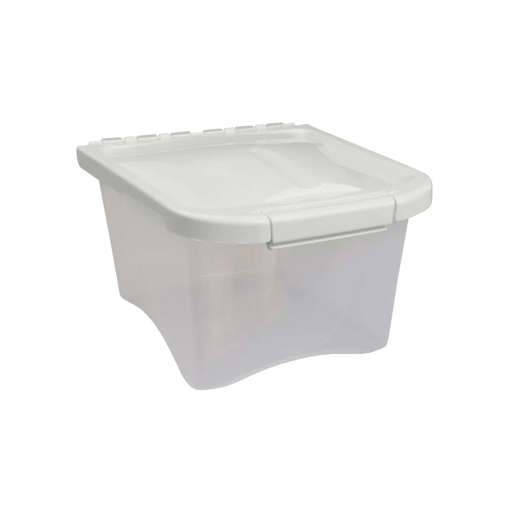 Large Pet Food Storage Container with Lid Airtight 5 Pounds for Dog Cat Dry Food Kitchen Sealed Bin
