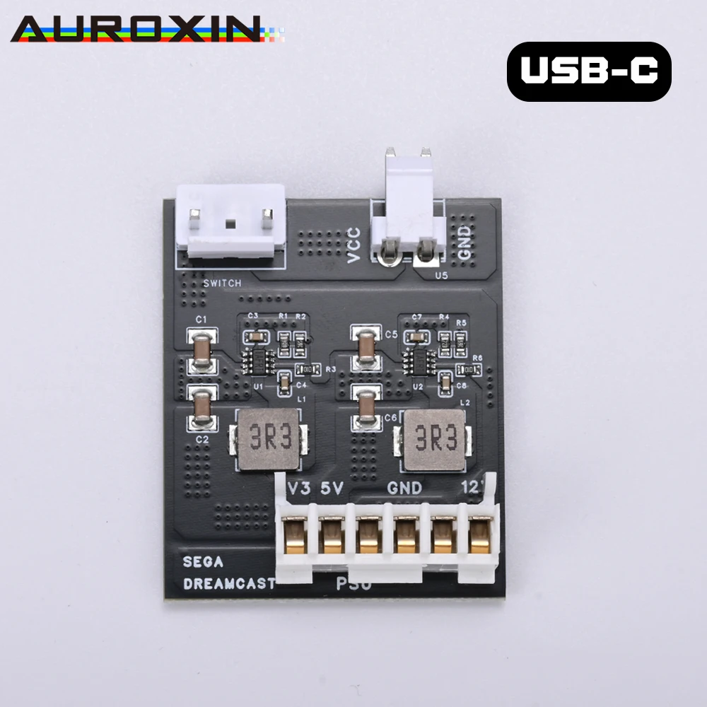 

DreamPSU USB C 12V3A Power Supply Board For SEGA Dreamcast Game Console Power Supply Replacement For DC