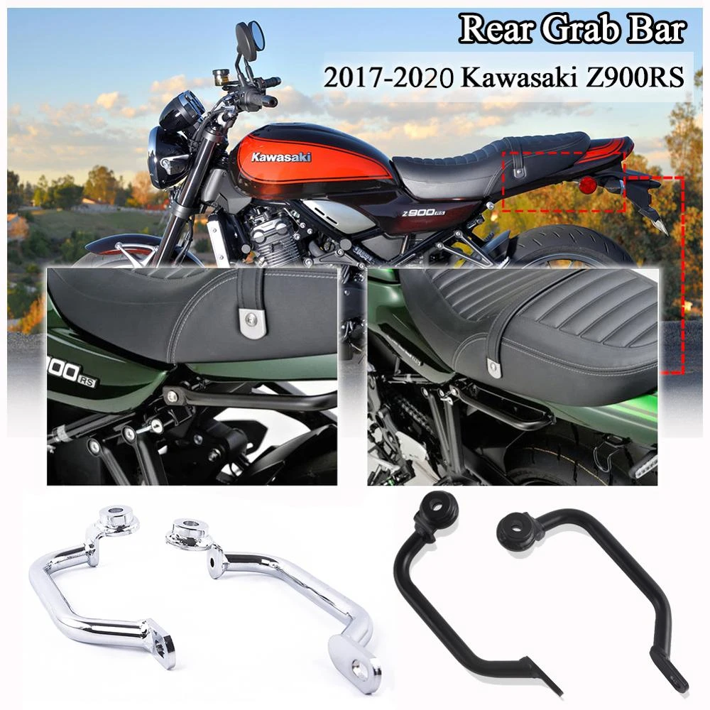 Motorcycle Rear Grab Handle Bars Seat Pillion Passenger Side Hand Rail For Kawasaki Z900 RS Z900RS ABS SE Cafe 2018-2024