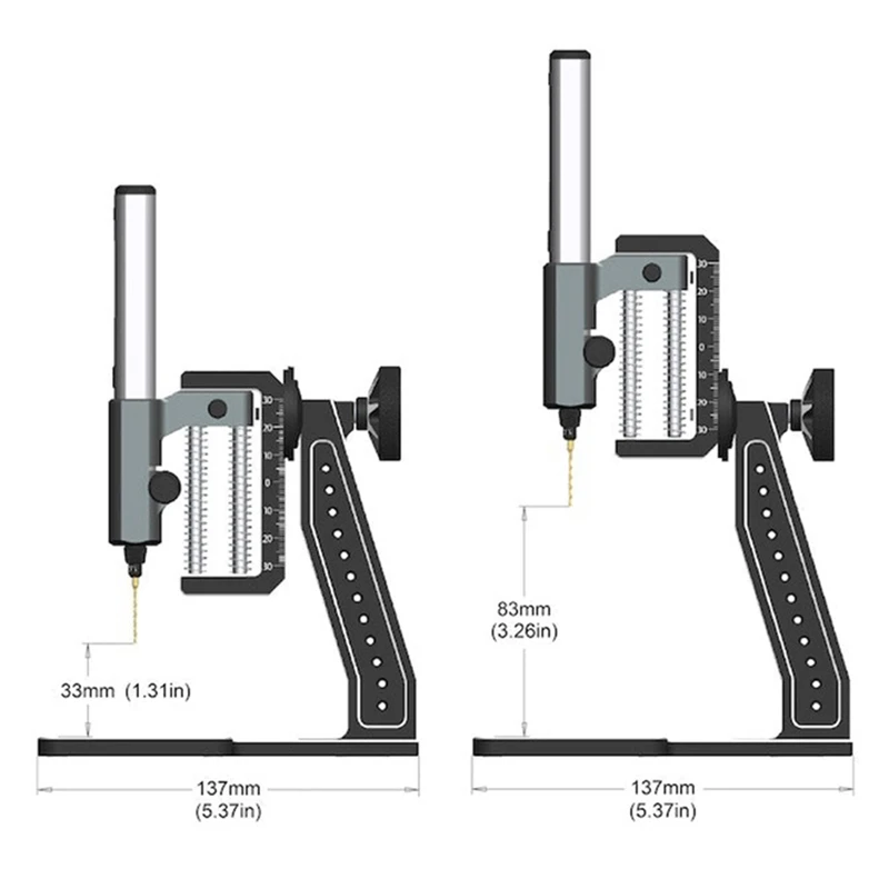 Imagem -06 - Arrowmax Mini Furadeira Elétrica com Bancada Broca de Mão sem Fio Kit para Artesanato Madeira Plástico Casa Faça Você Mesmo Sds Ultra Plus