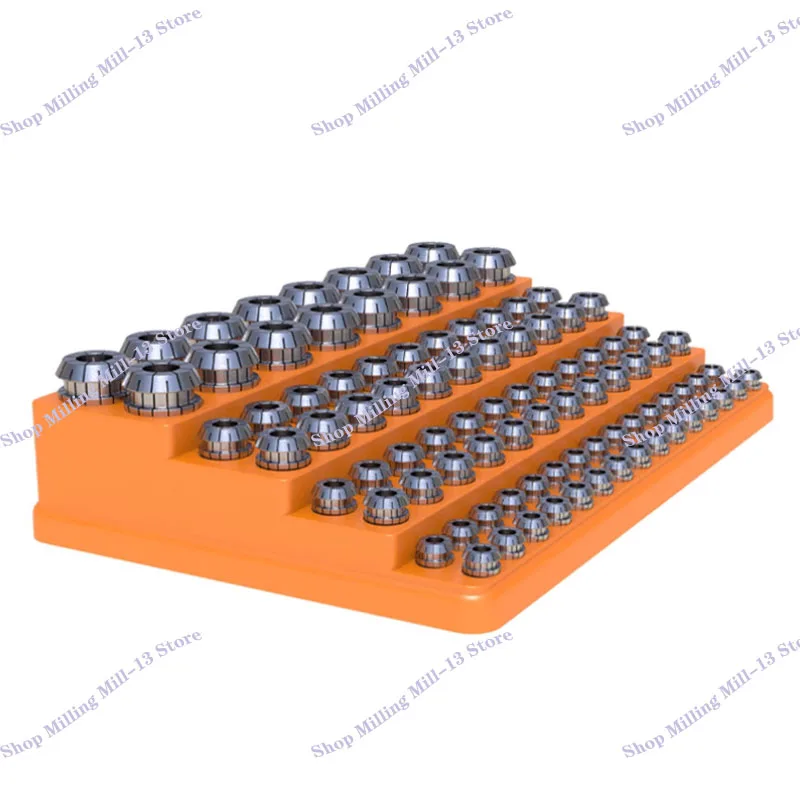 1pc ER11 ER16 ER20 ER25 ER32 Spring Collet Storage Box Er Collet Hard Plastic Finishing Box Milling Machine For CNC Tool Box