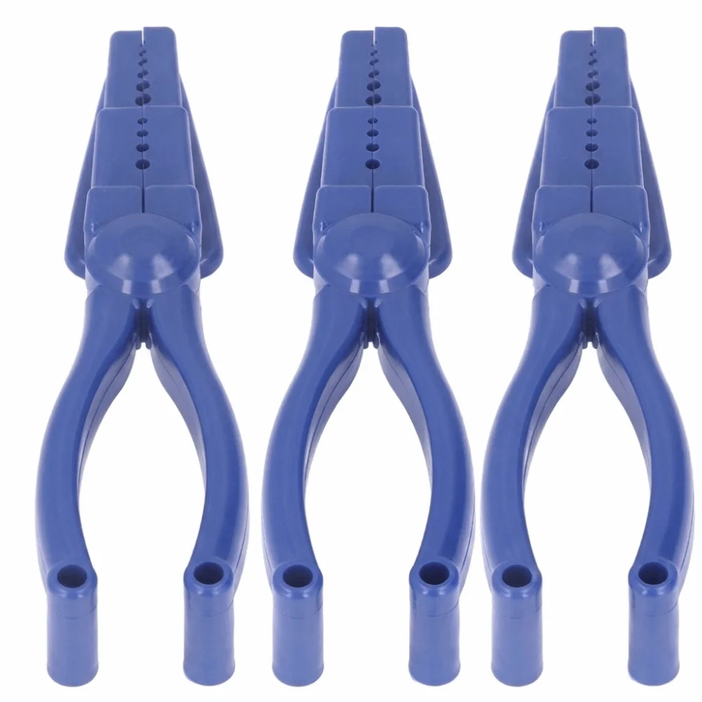 3pcs ABS Plastic Material Nail Holder Pliers Portable Hand Tool Slip Joint Design Finger Protector Pliers Hammering Assist Tool
