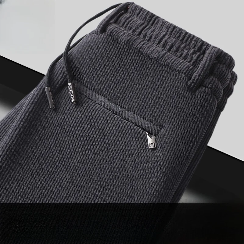 

Mens Work Pants Casual Faion Urban Sle Corduroy Loose Fit Long Trousers Dirt Resistant Wear Resistant for Construction Wo...