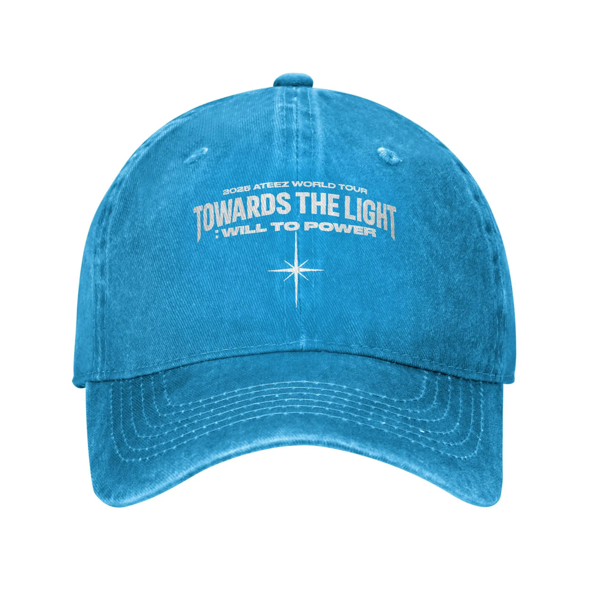 Men Women ATEEZ 2025 Towards the Light Tour Cap Headwear Baseball