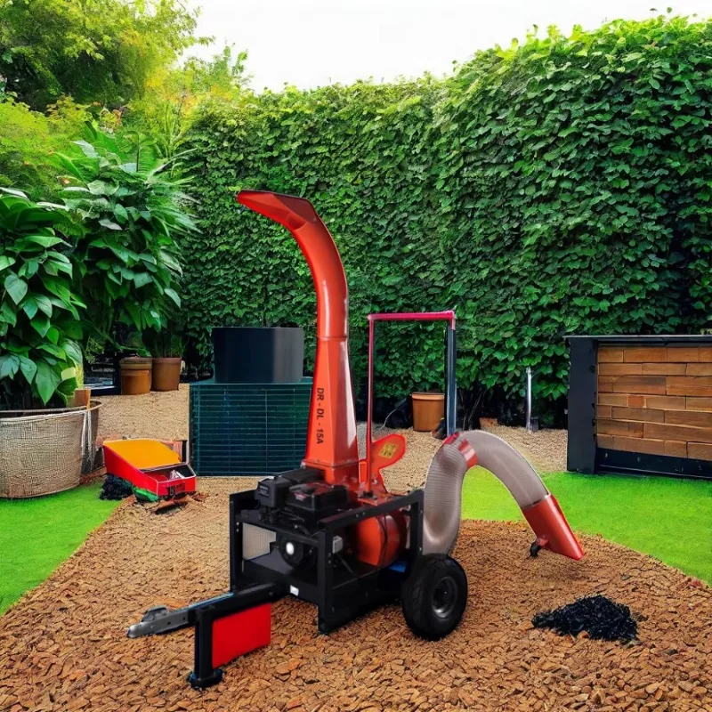 2024 Hot Selling 15HP 4-Stroke  Debris Loader Leaf Collector Street Cleaning