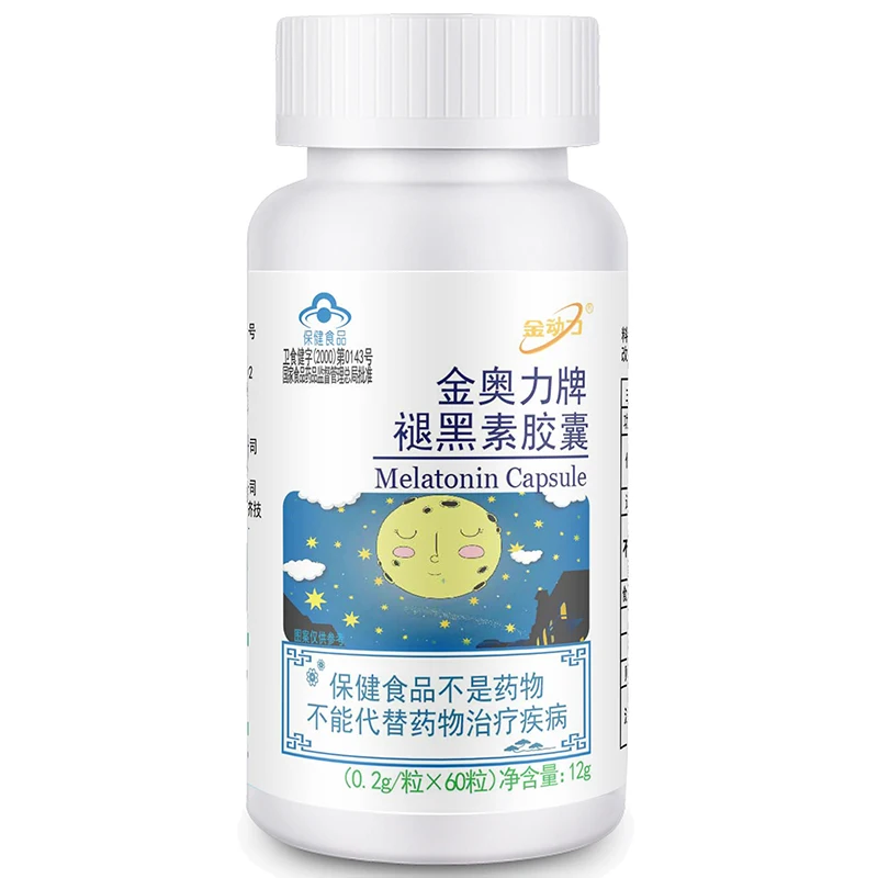 

Golden Power Golden Aoli Brand Melatonin Capsules 60, improve sleep quality, and fall asleep as soon as possible