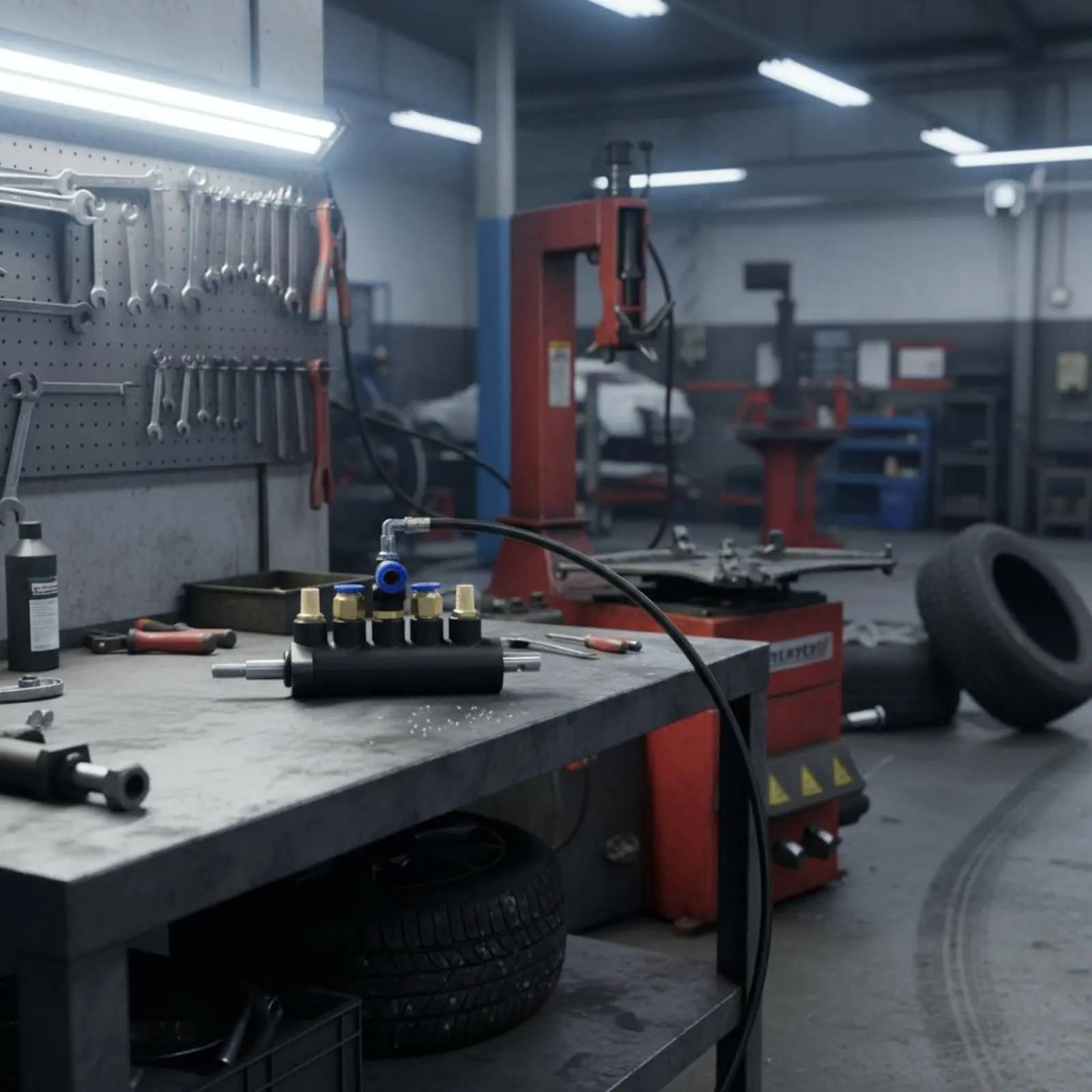 

Five-Way Air-Operated Control Control Mechanism Long-Lasting Construction Tire Dismounting Machine Air Control Automotive Tool