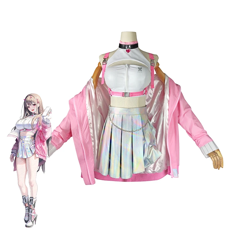 NIKKE Goddess of Victory Viper Cosplay Costume donna Viper Sexy Pink Costume Halloween Carnival Suit