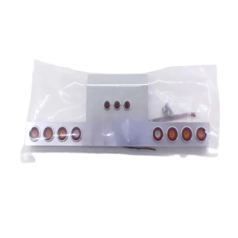 CNC Aluminum Alloy Taillight Angel Eye Tail Lamp for 1/14 Tamiya King Hauler 56344 56301 RC Trailer Modification Part