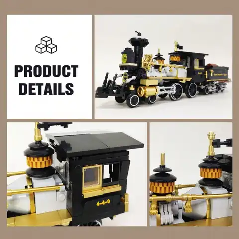 6 best sales Lego-kompatibelt tåg - №5