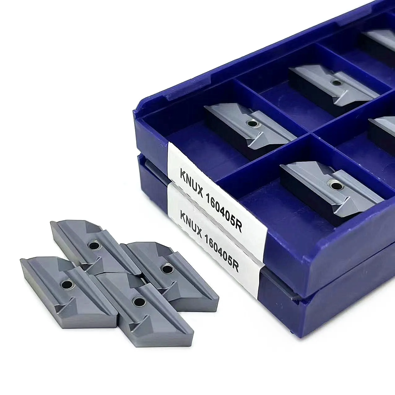 Hoja de carburo KNUX160405 R LT10, herramienta de torno CNC de alta calidad, 100% original, KNUX160405R