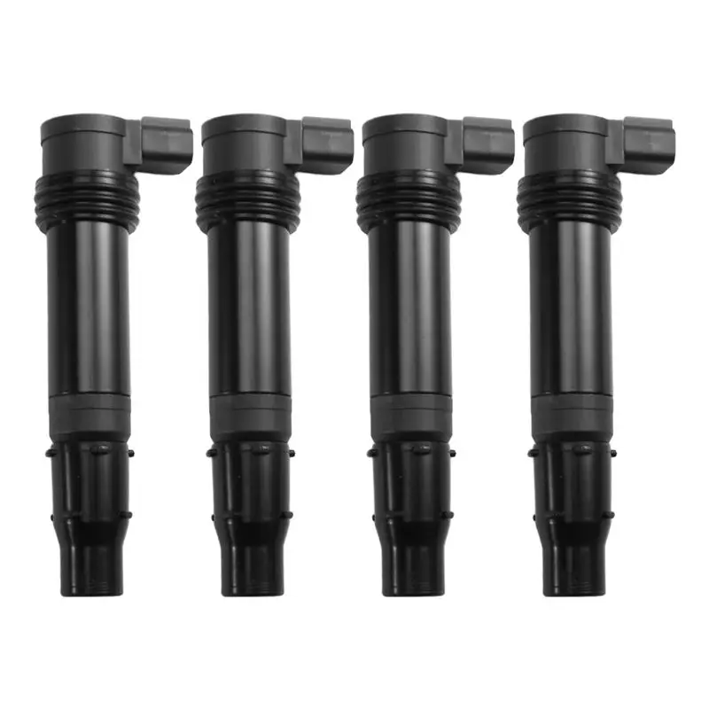 4Pcs Motorcycle Ignition Coil Stick Fit Ignition Coil For Kawasaki ZX636 ZX6R ZXR9F ZX R9F 636 Ninja 05-16 F6T570-Y79A