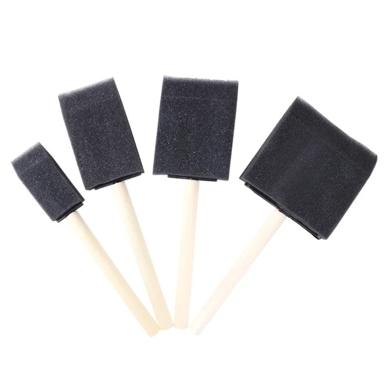 20Pcs Sponge Brushes, Different Size Sponge Paint Brush, Foam Paint Brushes for Painting, Staining, Varnishes, Art Craft