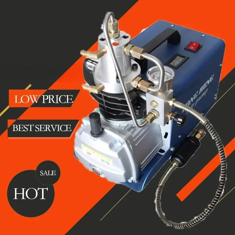 110v/220v High Pressure Air Pump Electric Air Compressor for Pneumatic Airgun Scuba Rifle PCP Inflator