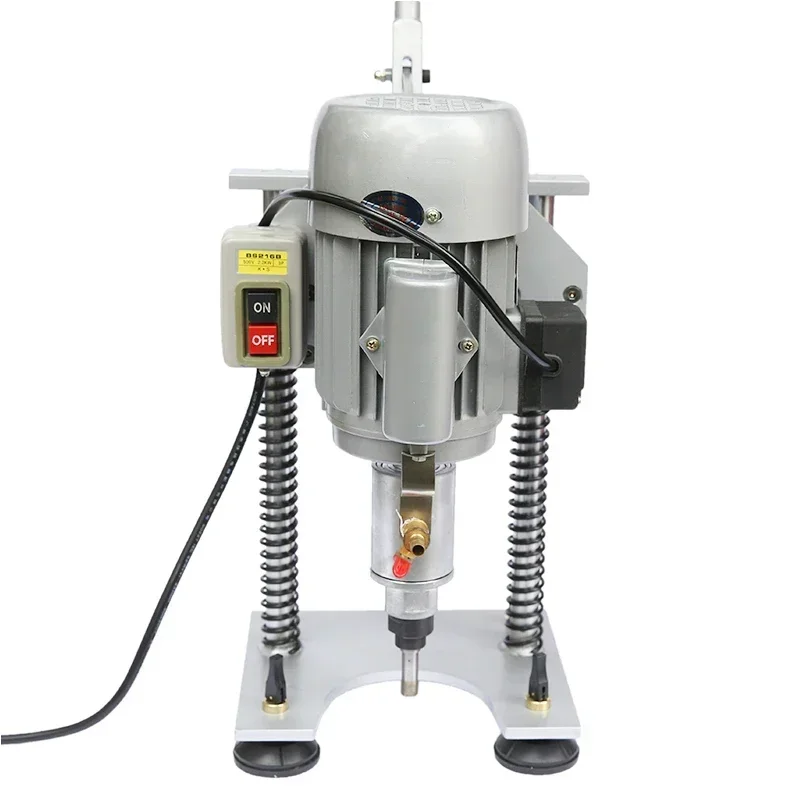 Handheld flat glass hole-enlarging/tile drilling machine; portable, compact glass/stone drilling machine.