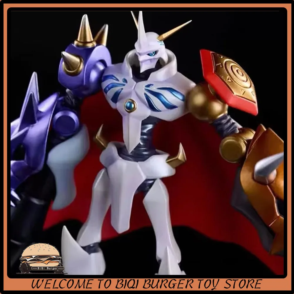 Digimon Adventure Anime Figure 17cm Dukemon Figures Omegamon Figurine Ornament Statue Model Collection Customized Products Gift