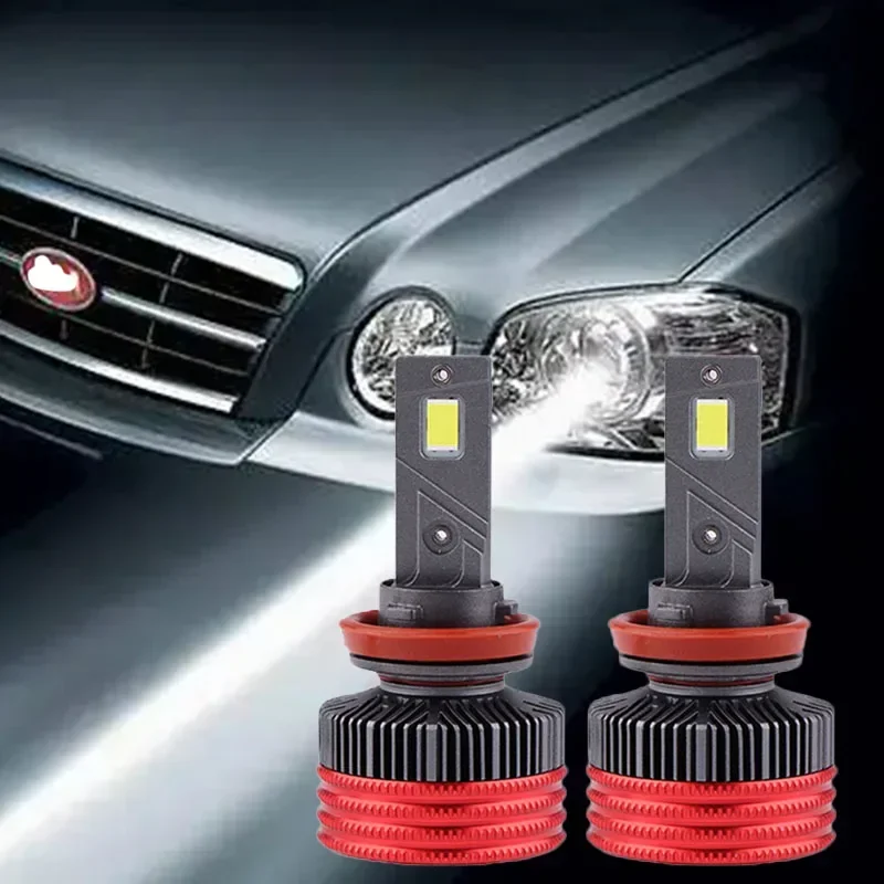 

K12 Super Bright Car LED Headlight Bulbs 150W 16000LM H11 H4 H8 9005 Automatic Light White EMC Error Free Car Accessories