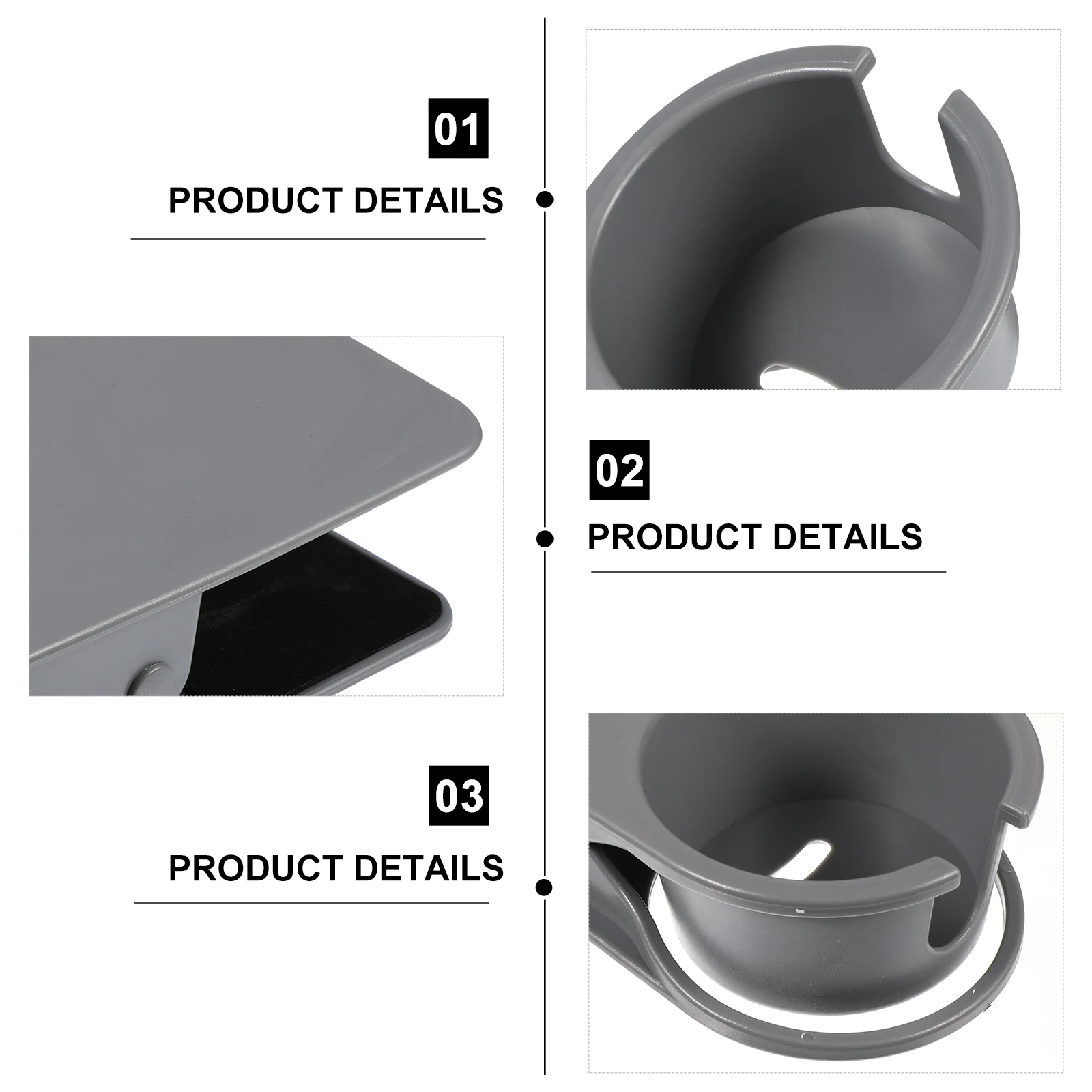 

1Pcs Cup Holder Clip Water Glass Fixor Desk Side Organizer Car Office Table Clamp Coffee Mug Rack Easy Install No Drill Needed