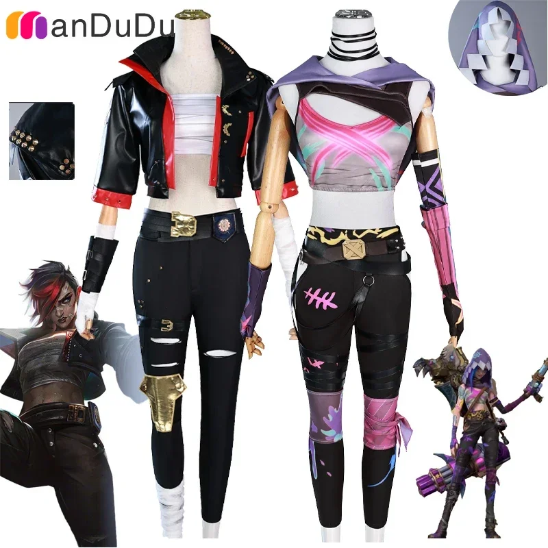 

In Stock JINX Hoodie Cosplay Game LOL Arcane Vi Cosplay Costume Anime Carnival Comic Con Animation Prop