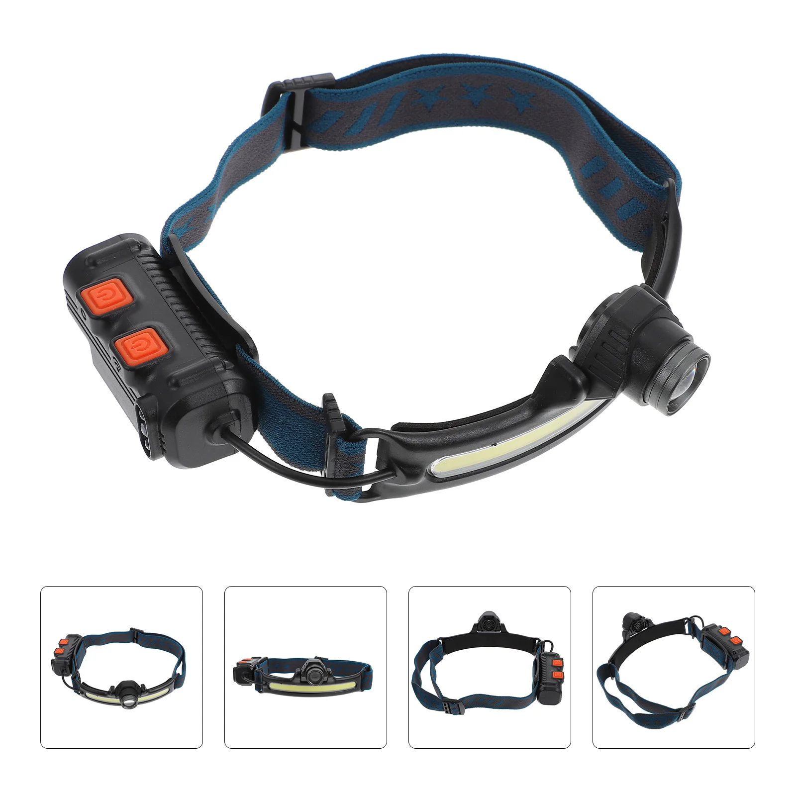 

Waterproof Usb Rechargeable Led Headlamp Sensor Light For Night Running Fishing Cycling Outdoor Portable Cob Light