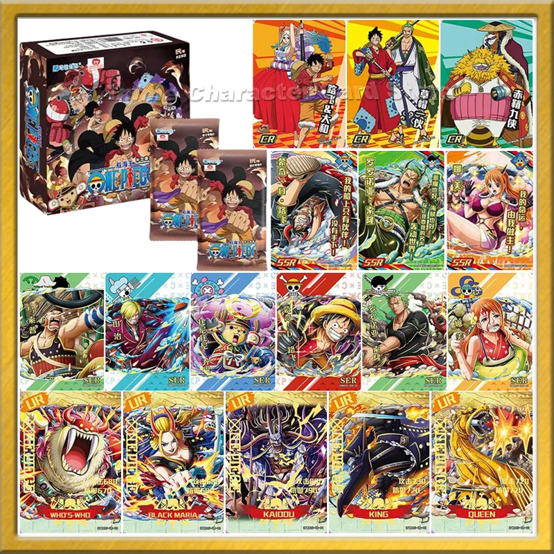 

One Piece Card 2024 New Anime Nami Luffy SR SSR Collection Cards Rare Trading Battle Box Card Game Collectibles Kid's Gift Toy
