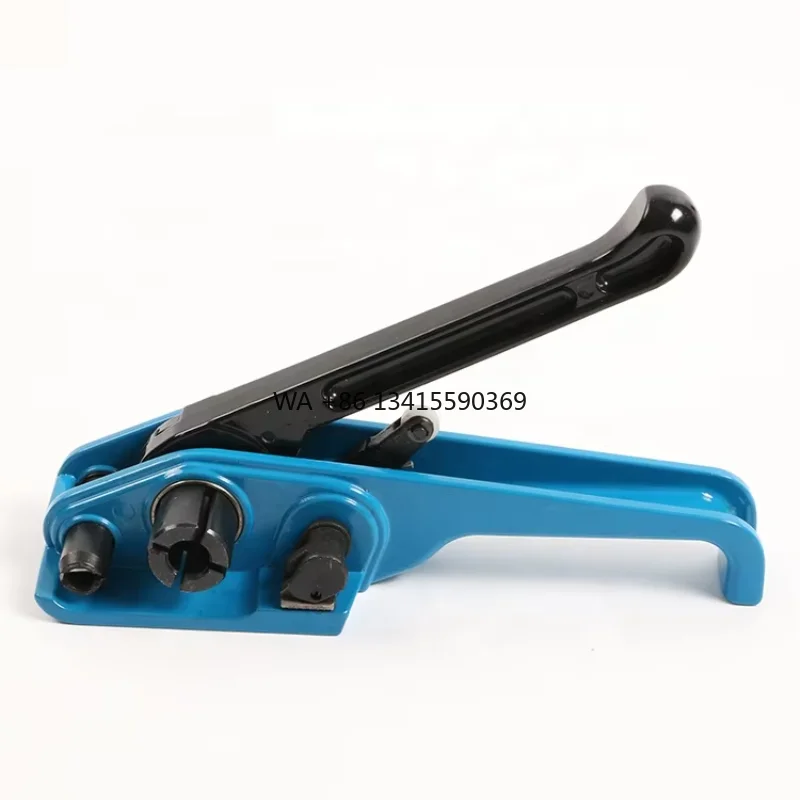 

Handheld PET Strapping Tool With Cutter Built Inside for 13-19mm PP and PET Strap Use