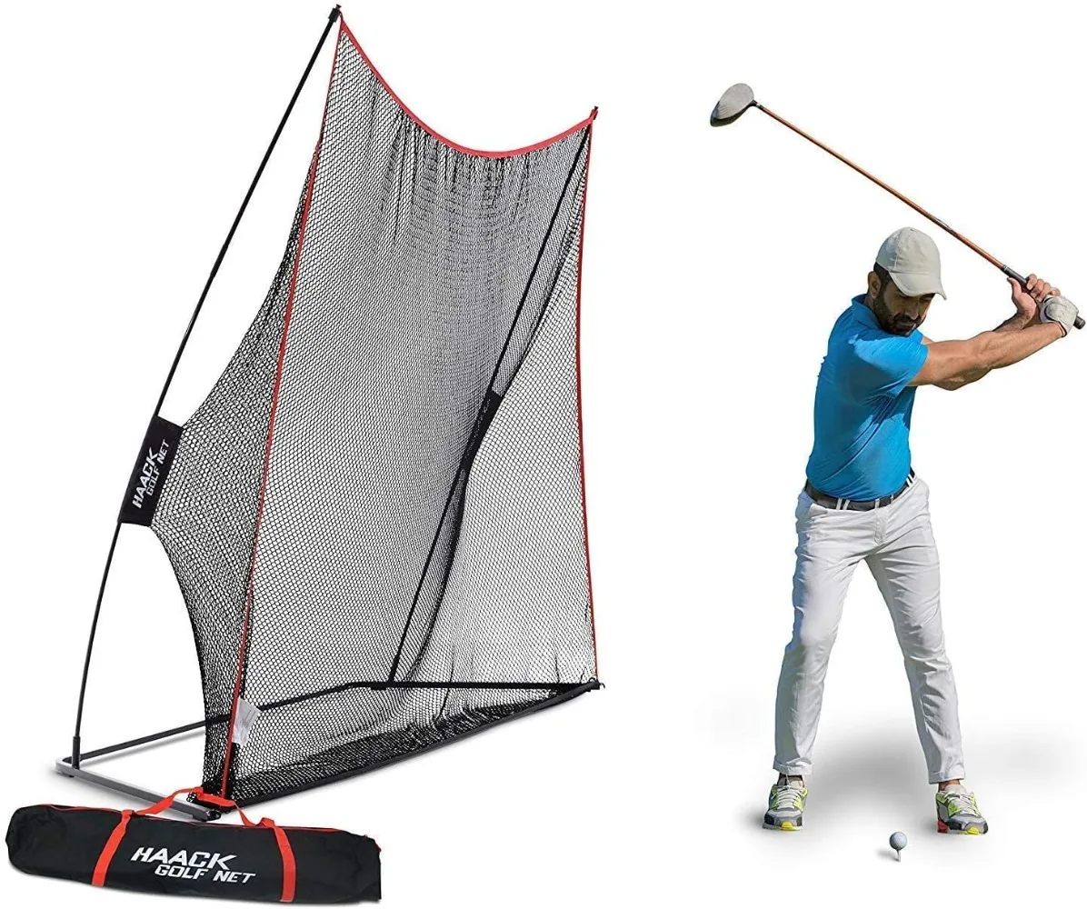 

Golf Net | Practice Driving Indoor and Outdoor | Golfing at Home Swing Training Aids | by SEC Coach Chris Haack