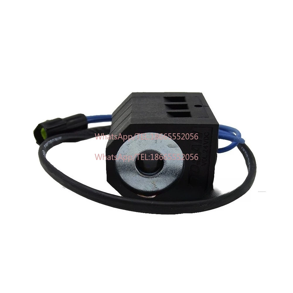 

KOVAX Solenoid Valve Coil DH220-5 24V Excavator Parts 1.519-00001