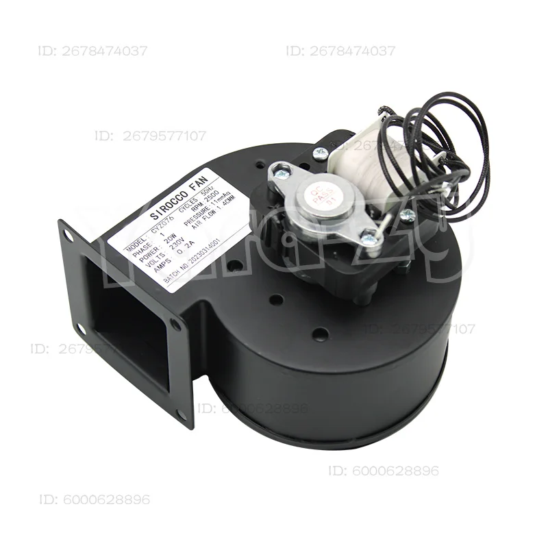 

220V Centrifugal Blower Fan Boiler Fan Fan Fireplace Gasifier Blower 20W 2500RPM CYZ076