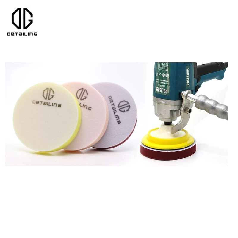 

ДЕТАЛИНГ 5 дюймов/6 дюймов плоская губка полировальная подушечка для ухода за кузовом автомобиля уход за краской полировщик аксессуар