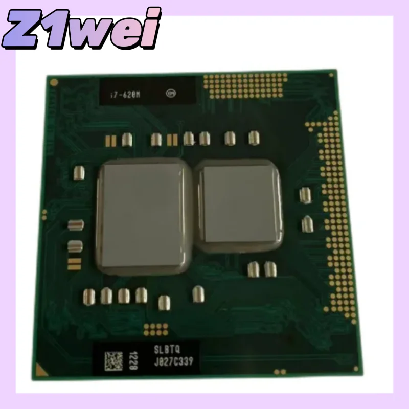 I7 620m i7-620M SLBTQ cpu 4M/2.66GHz/3333 MHz/Dual-Core Laptop processor HM57 HM55