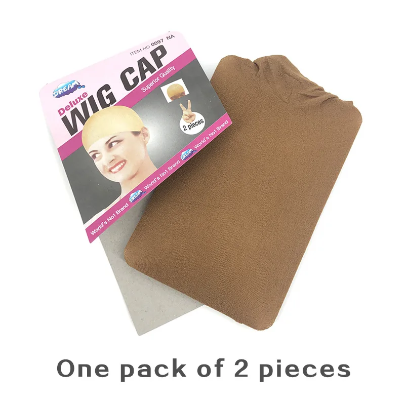 12pieces(6bags) hair net wig liner cheap wig caps for making wig spandex net elastic dome wig cap free shipping