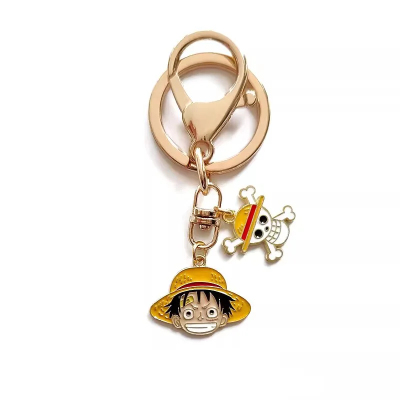 

One Piece peripheral keychain creative road Feisuolongshan Zhi keychain alloy bag pendant pendant gift