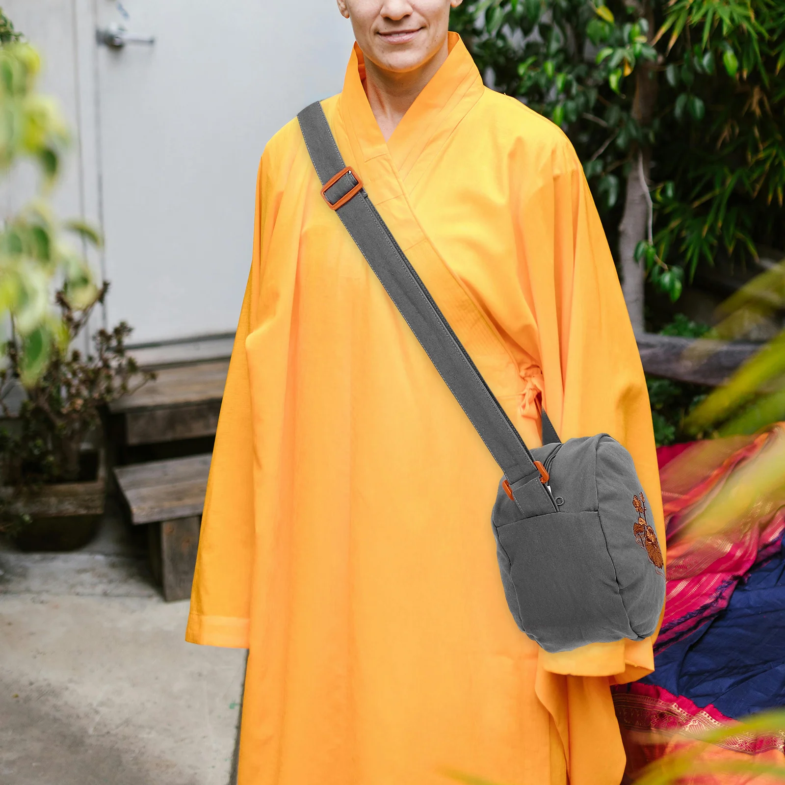 

Zen Singing Bag Lightweight Storage Case For Bowl Pouch Meditation Travel Outdoor Use Small Container Pouch Holder