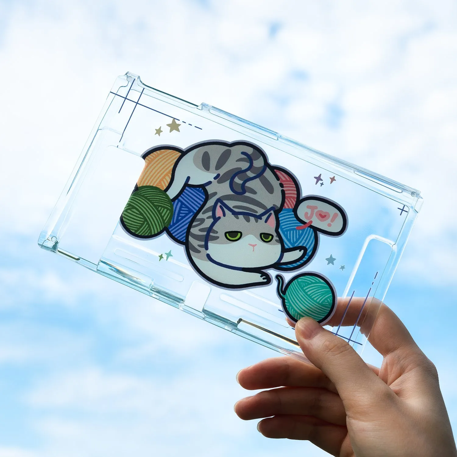 GeekShare Mèo Vỏ Bảo Vệ Dành Cho Máy Nintendo Switch NS Chia Joy Con Full Cover Mờ Mềm TPU Nintend Công Tắc Ốp Lưng