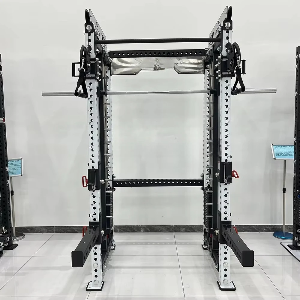 Professional Commercial Equipment Multifunctional Pulley System Gym Cable Cross Trainer Dosmith Machine Squat Rack