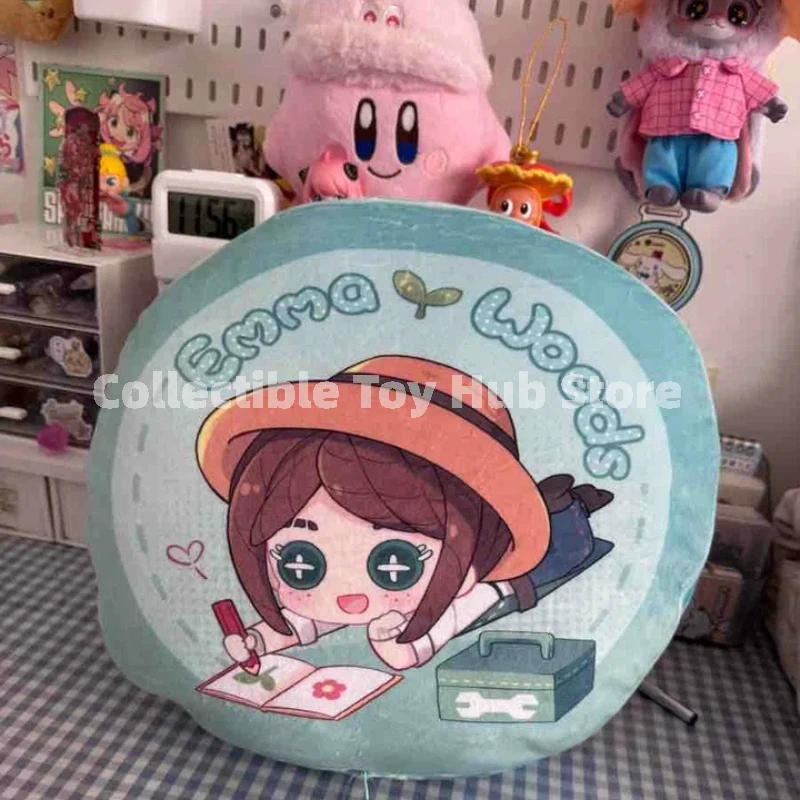 Identity V Home Series Chibi Character Round Pillow Vol.1 Gardener Photographer Mercenary Mechanic Soft Plush Cushion Game Merch