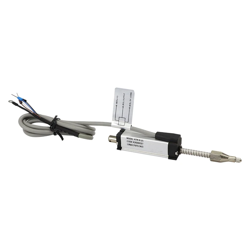 Imagem -03 - Ktr-mini Sensor Potenciómetro Linear Reconjunto Automático Régua Electrónica Deslocamento Miniatura de Mola Transdup 50 mm