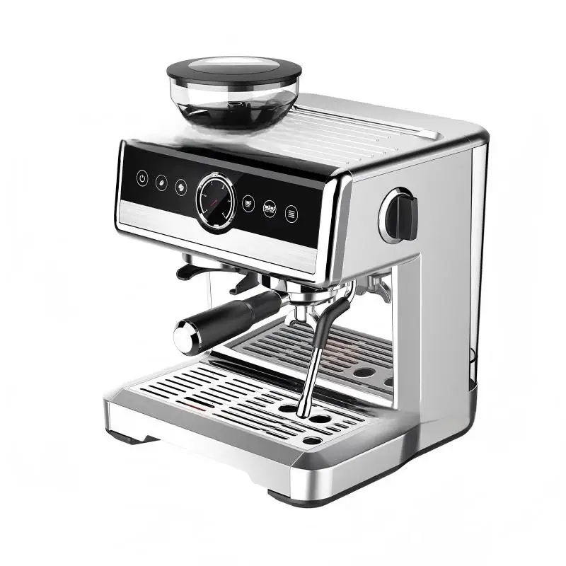 Professional Stainless Steel Semi-automatic Espresso Coffee Machine Home High-end Electric Coffee Machine with Touch Screen Pump