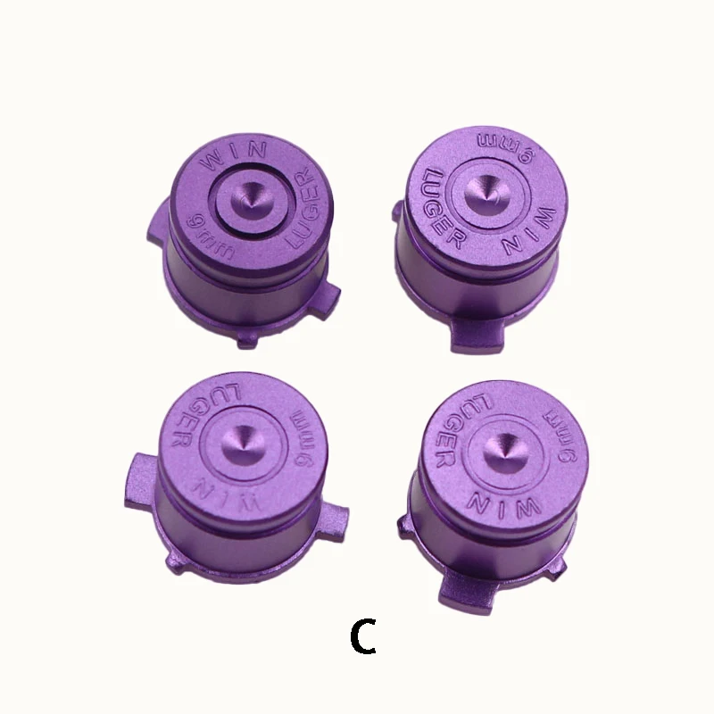 YuXi-Metal Botão Game Handle, Botões Galvanizados Ferro, Direção Key, Acessórios de Reparação, Fit para PS3, PS4, 1Set