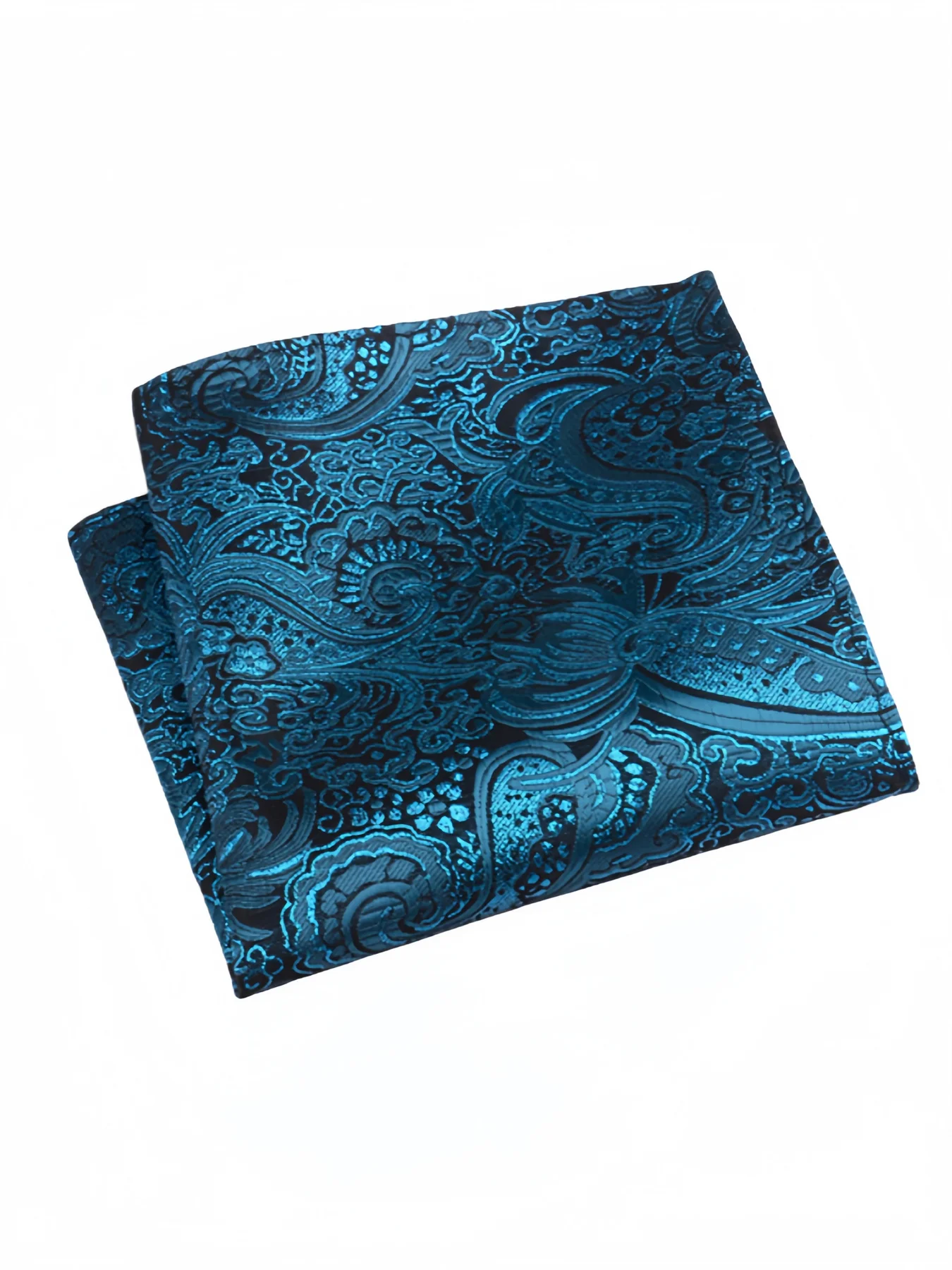 1 Men's Handkerchief, Men's British Retro Pattern Pocket Square, Suit Pocket Square