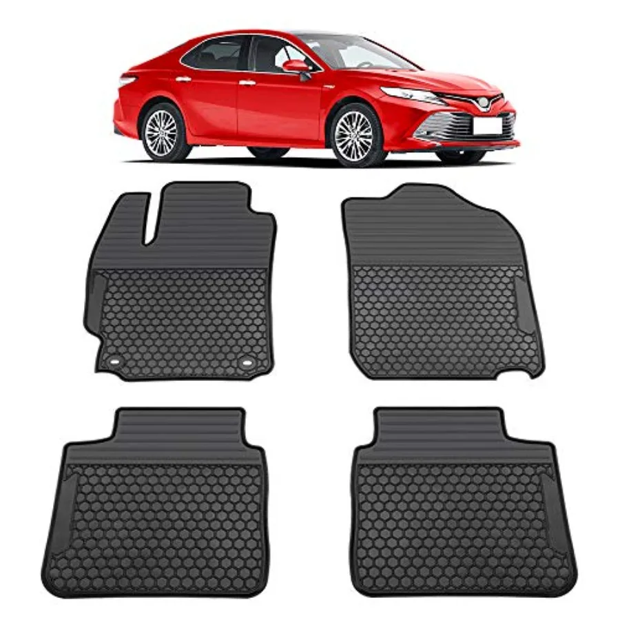 

TeddyTT s Compatible with Camry 2012 2013 2014 2015 2016 2017 Heavy Duty Rubber FrontandRear Car Carpet Waterproof Custom Seaso