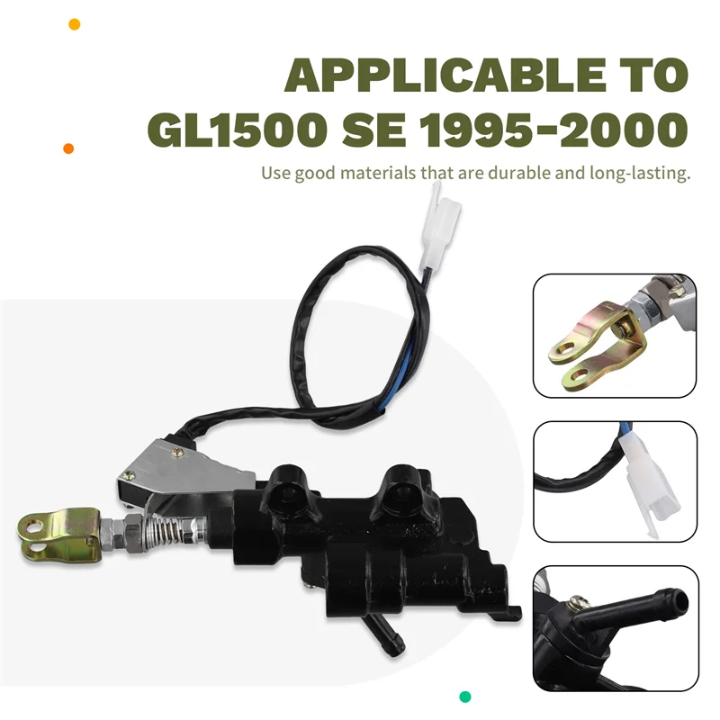 

ABQB-Motorcycle For Honda GL1500 Goldwing SE 1995-2000 Rear Brake Master Cylinder New 43510-MT8-305 43510MT8305