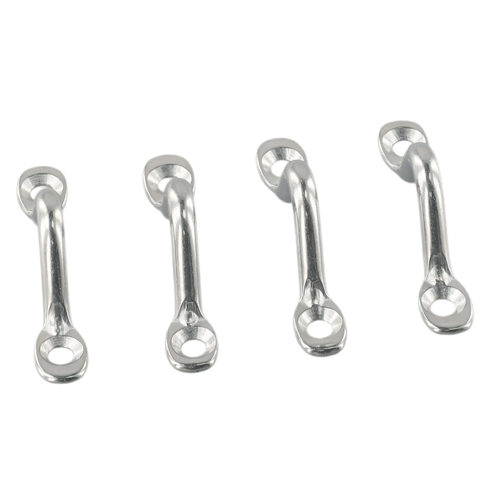 Correa de alambre de acero inoxidable para barco, 4 piezas, gancho de amarre marino, dosel de 50mm x 17mm 40mm, accesorios para barcos
