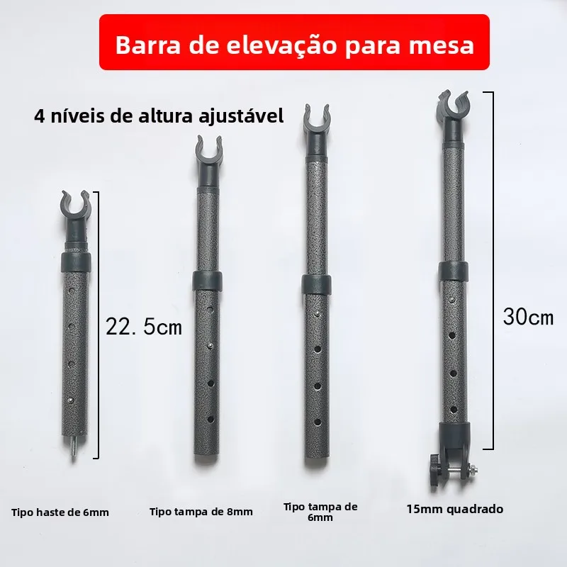 adjustable-height-camping-table-board-stand-extendable-support-bracket-stall-table-connection-pole-portable-shopping-cart