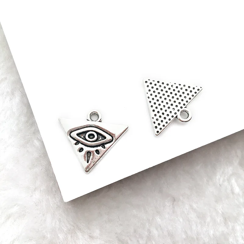 10pcs Mixed Eye of Horus Charms Alloy Metal Tibetan Magic Pendants For DIY Necklace Bracelet Jewelry Making Crafting Supplies